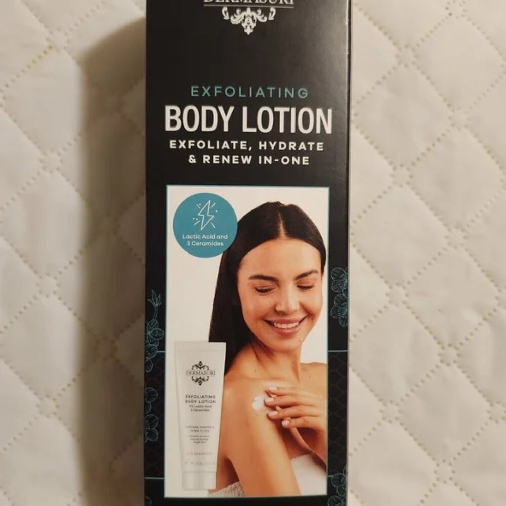 NIB Dermasuri Exfoliating Body Lotion - Pink Grapefruit